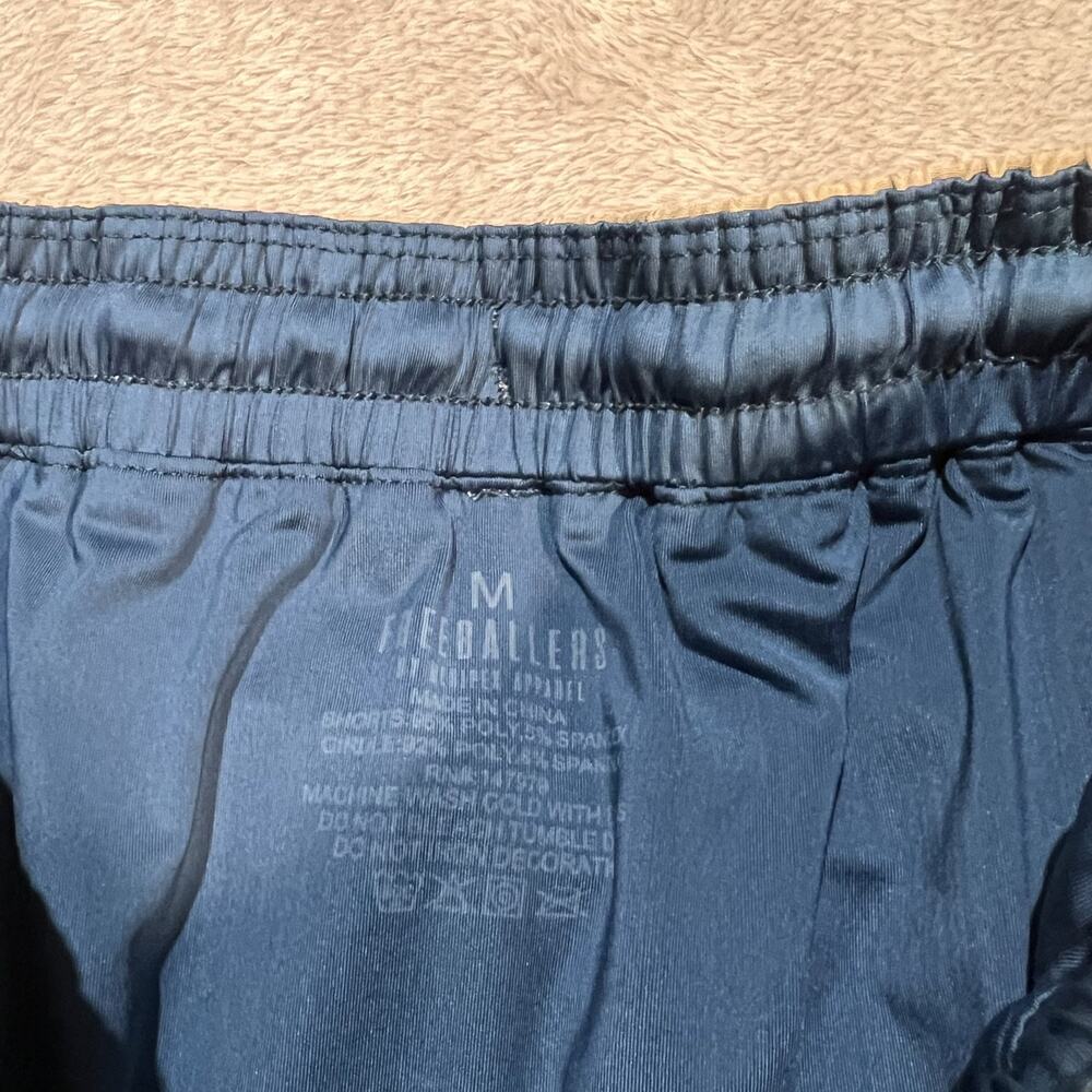 Freeballers Shorts Mens Medium Khaki Tan Lined Athletic Performance Zip Pocket - Picture 3 of 10